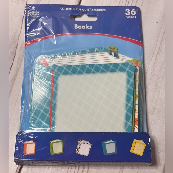 New/Repackaged-Carson Dellosa Book Bulletin Board Cut-Outs - Picture 2 of 3